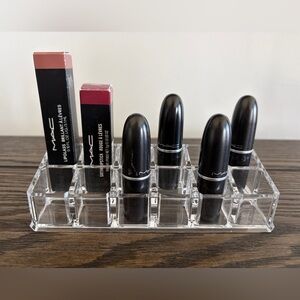 THE CONTAINER STORE 12-Section Luxe Clear Acrylic Lipstick Organizer